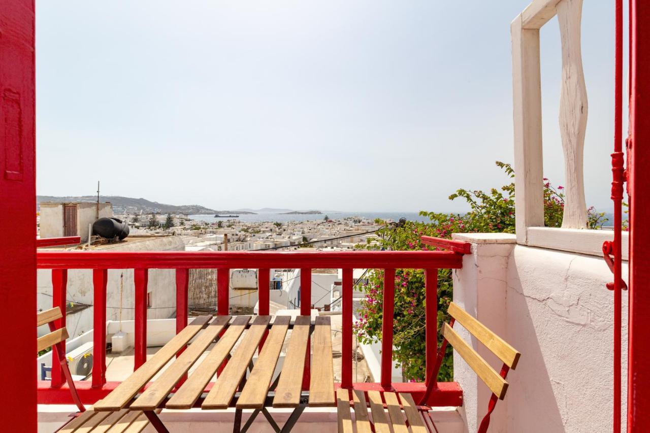 Appartement Elenitas Town House With Balcony And Sea View à Mykonos Town Extérieur photo